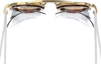 Gold Aviator Swim Goggles