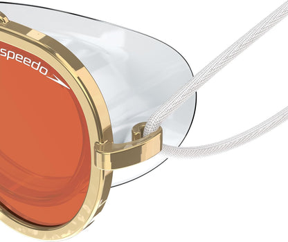 Gold Aviator Swim Goggles
