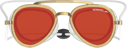 Gold Aviator Swim Goggles